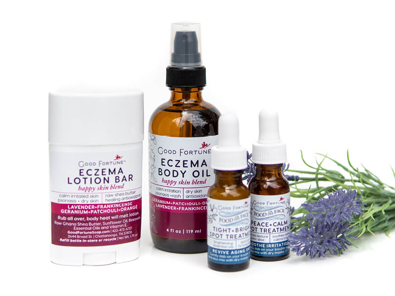Eczema Lotion Body Oil and Spot Treatments
