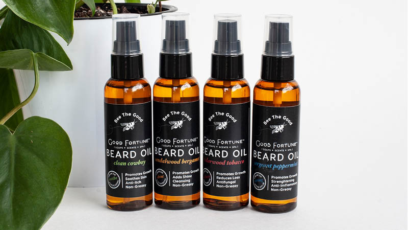 set of organic beard oils