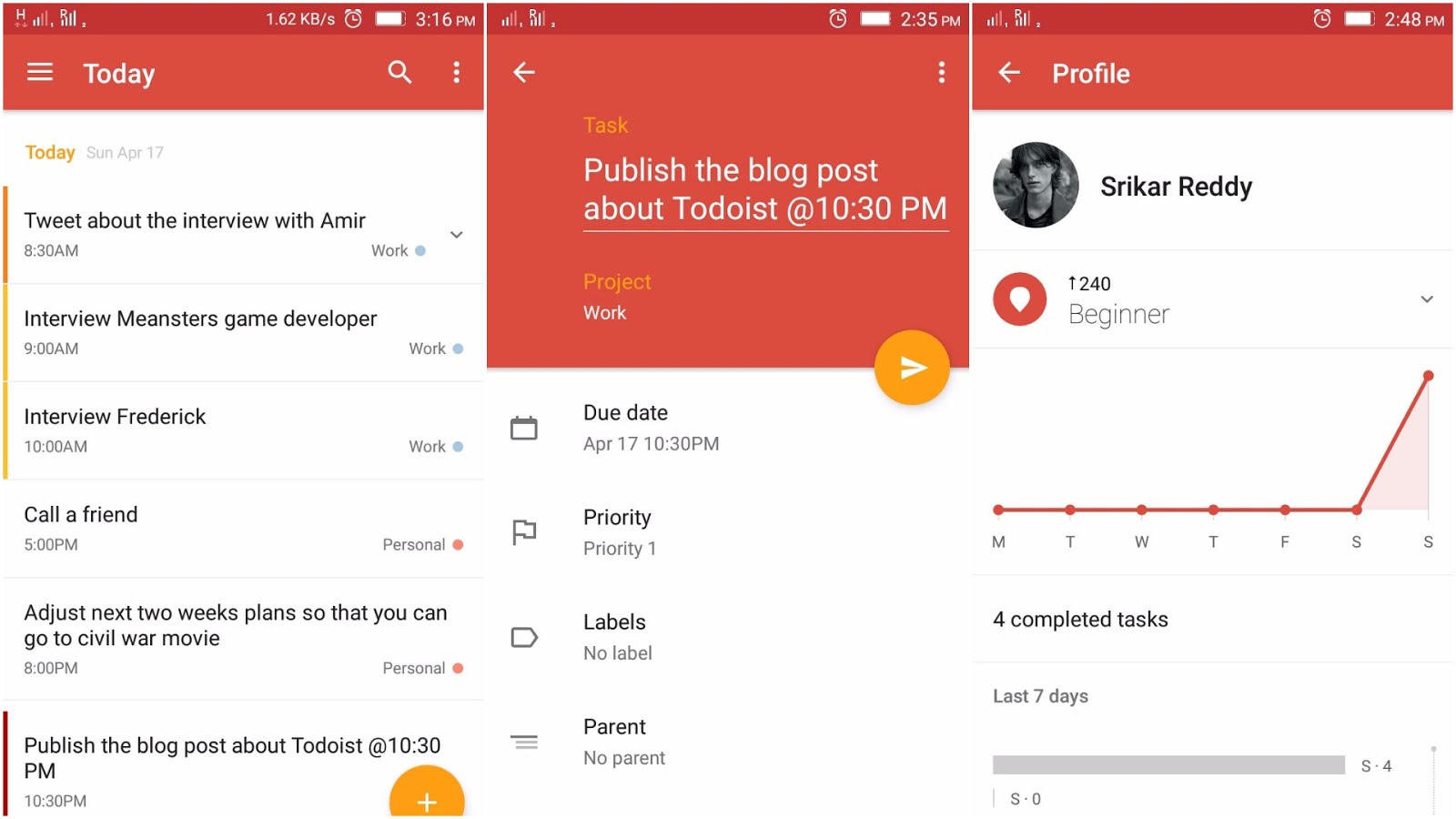 Todoist App